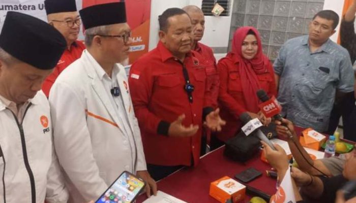 PDI-P Sumut Datangi PKS, Rapidin : Peluang Koalisi Terbuka