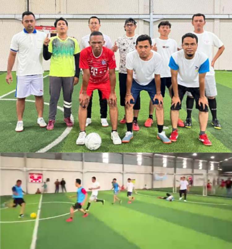 Semarakkan HUT RI - 79, PT Damai Abadi Gelar Turnamen Futsal Antar Divisi