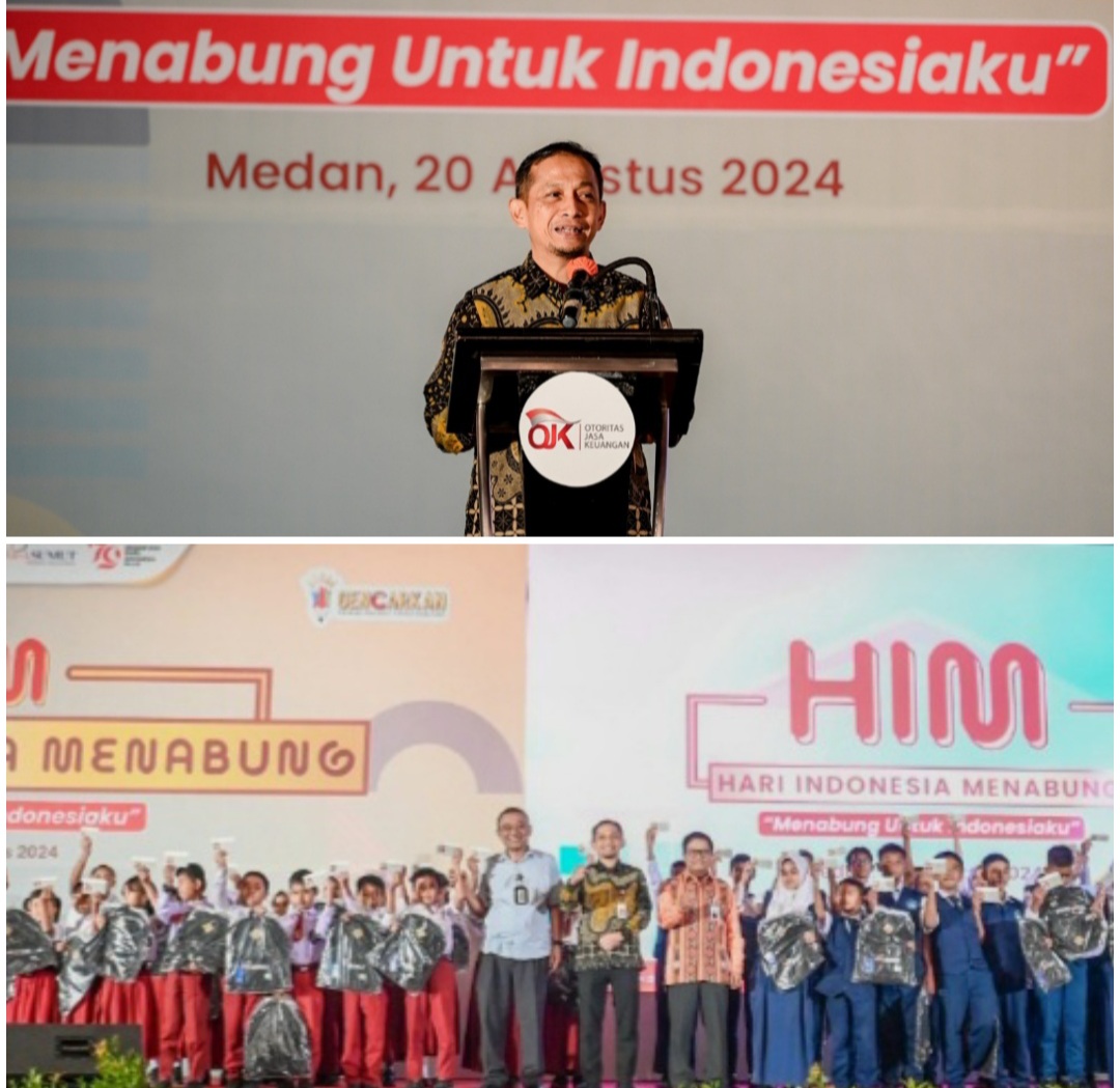 Puncak HIM 2024, OJK Sumut Ajak Pelajar Semangat  Menabung