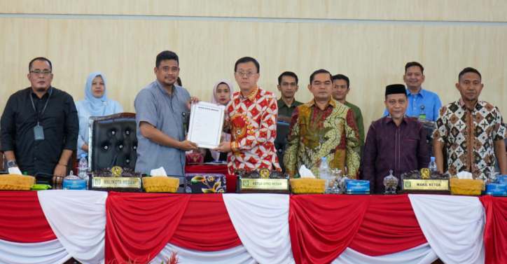 Ranperda Perubahan APBD Kota Medan TA 2024 Diteken