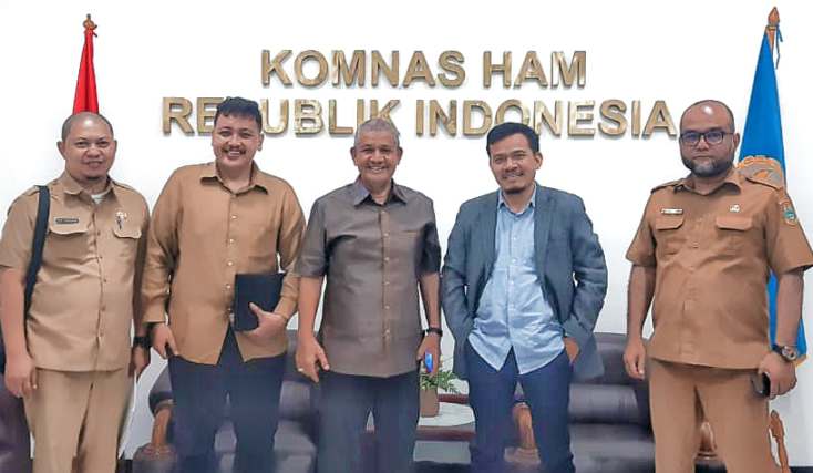 Sutarto Kunjungi Komnas HAM RI Bahas Pendalaman Ranperda Perlindungan Masyarakat Adat