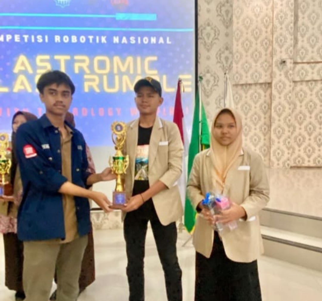 MTsN 3 Medan Raih 2 Emas dan 1 Perunggu Kompetisi Robotik Tingkat Nasional