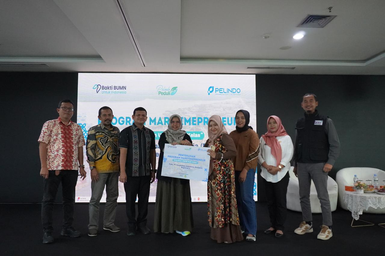 Pelindo Regional 1 Berikan Program Maritimepreneur untuk UMKM di Belawan