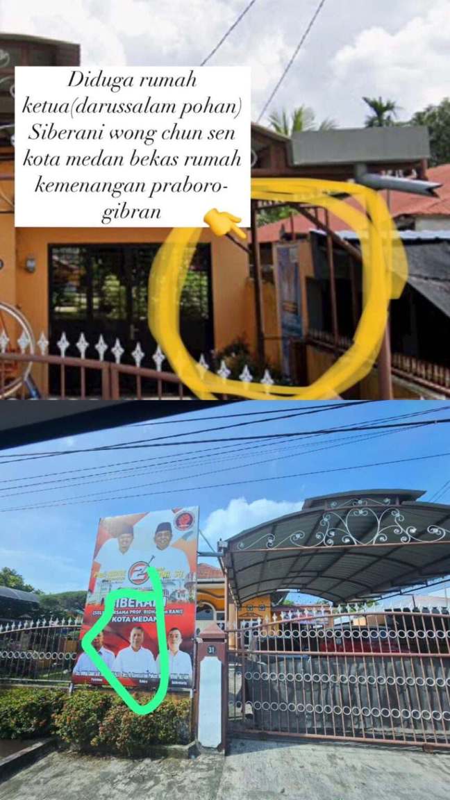 Aneh, Wong Chun Sen Tunjuk Mantan Relawan Prabowo-Gibran untuk Pemenangan Paslon Wali Kota Medan Usungan PDIP
