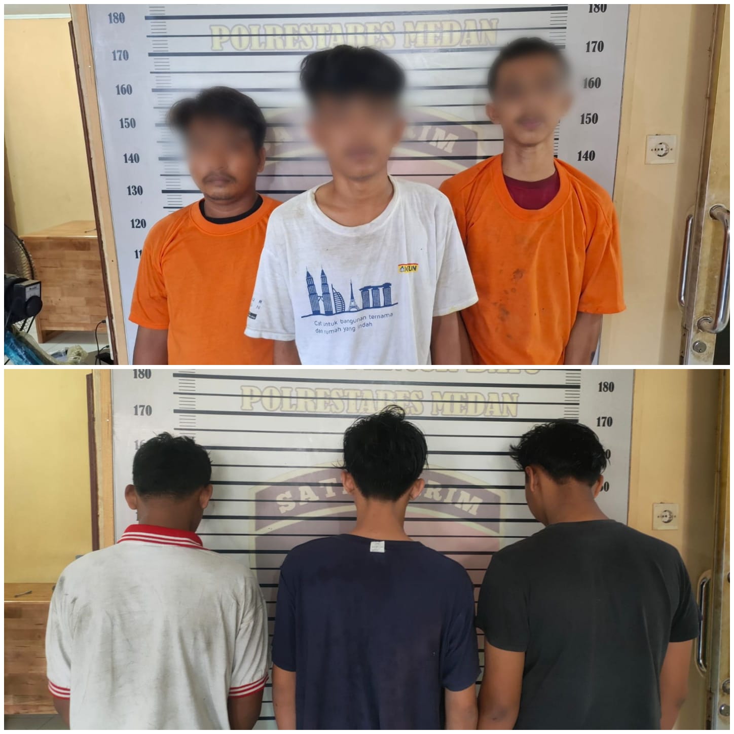 6 Tersangka Penikam Pesepeda di Durin Tonggal Diamankan
