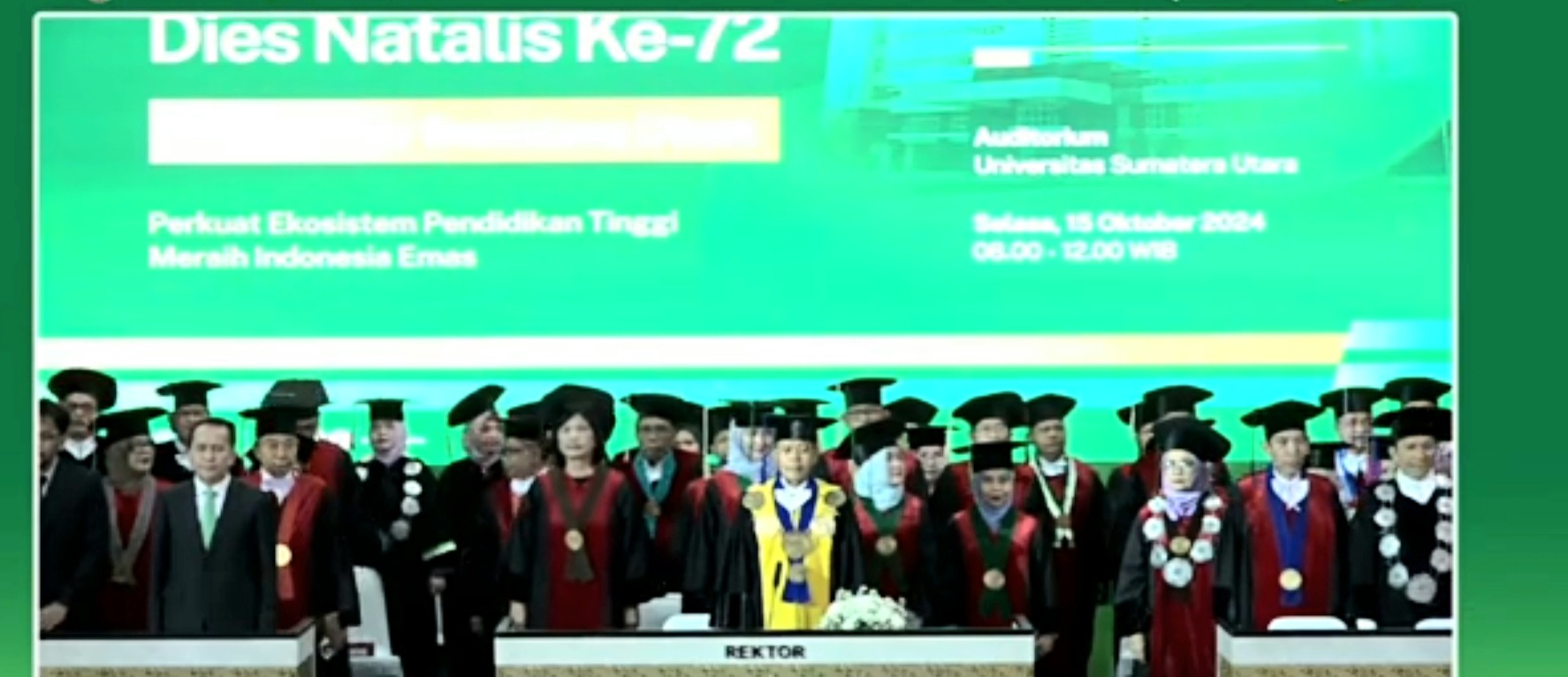 Dies Natalis ke-72, Prof Muryanto Amin: USU Siapkan Lulusan Unggul dan Adaptif