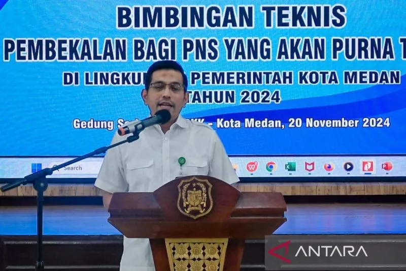 350 PNS Medan Ikuti Bimtek Pembekalan Menjelang Purna Tugas