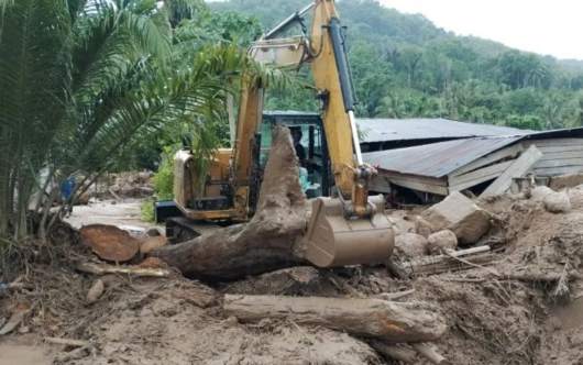 Upaya bersama pulihkan desa terdampak banjir bandang di Tapsel