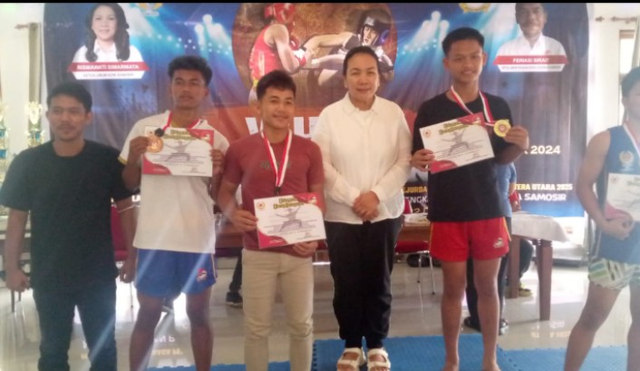 Wushu Cabang Samosir Gelar Kejuaraan Memperebutkan Piala Ketua KONI Kabupaten Samosir