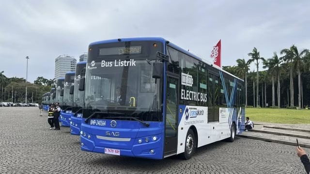 TransJakarta Luncurkan 200 Unit Bus Listrik