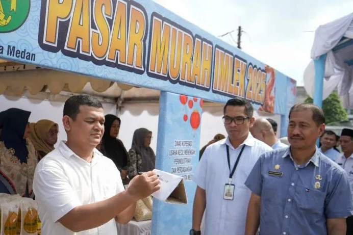 Pemkot Medan Gelar Pasar Murah Jelang Imlek 2025