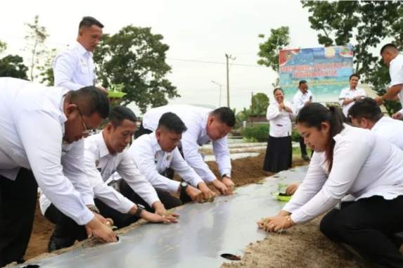 Lapas Pematang Siantar Lakukan ini Untuk Ketahanan Pangan