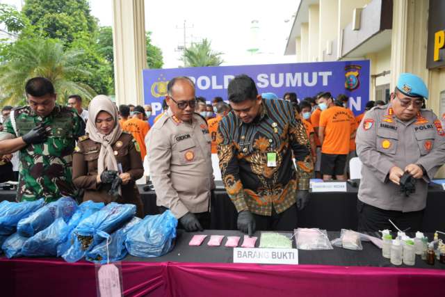 Januari 2025, Polrestabes Medan Ungkap 45 Kasus Narkoba