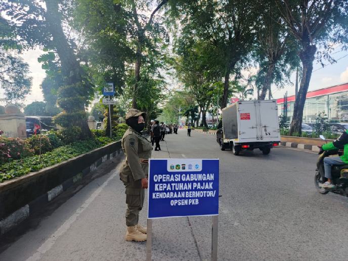 Pemko Medan Gelar Razia Gabungan Pajak Kendaraan Bermotor Secara Rutin