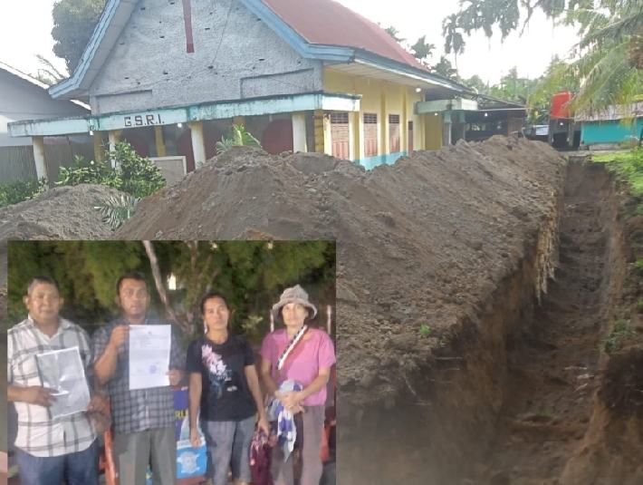 Gereja Dirusak Pakai Beko, Jemaat Lapor Polisi