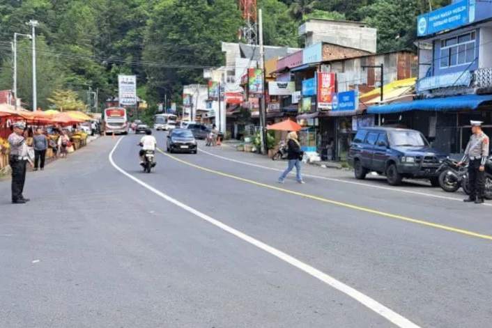 Polres Simalungun Antisipasi Macet Libur Panjang