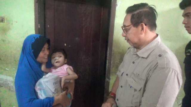 Sejak 2022, Wong Chun Sen Sisihkan Gaji Bantu Anak Penderita Stunting di Medan