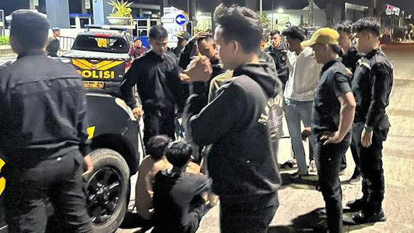 Polrestabes Medan Amankan 4 Pelaku Geng Motor