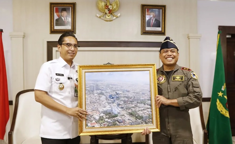 Rico Waas Terima Foto Indah Kota Medan dari Udara