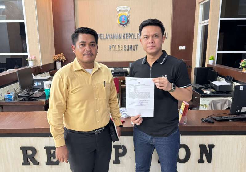 Anggota DPRD Medan David Roni Sinaga Laporkan Pemilik Rumah Biliar Suyarno Ke Poldasu, Tak Terima Dituding Memeras