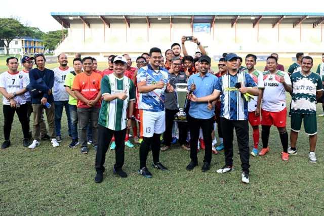 Buka Kejuaraan Mini Soccer Jurnalis Championship, Bobby Nasution Harap Lebih dari Sekadar Kompetisi