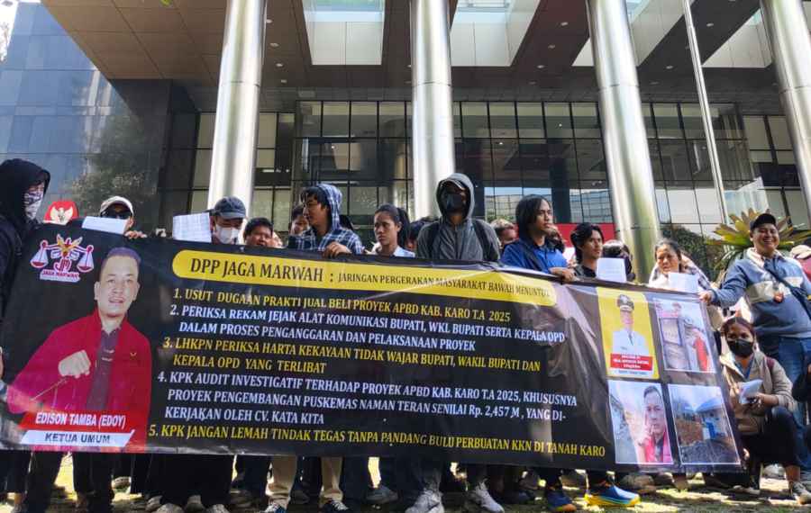 JAGA MARWAH Desak KPK Usut Dugaan Jual Beli Proyek APBD Karo