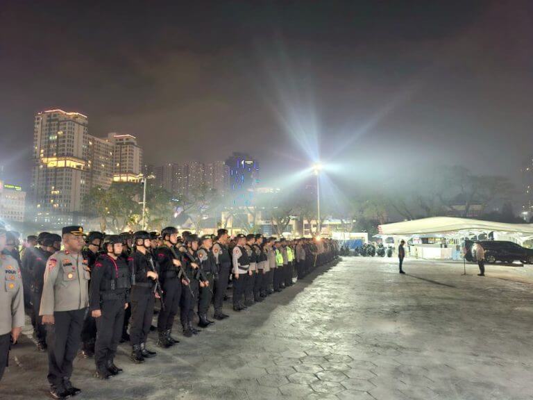Brimob Sumut Gelar Patroli Skala Besar di Medan, Warga Rasakan Aman dan Nyaman