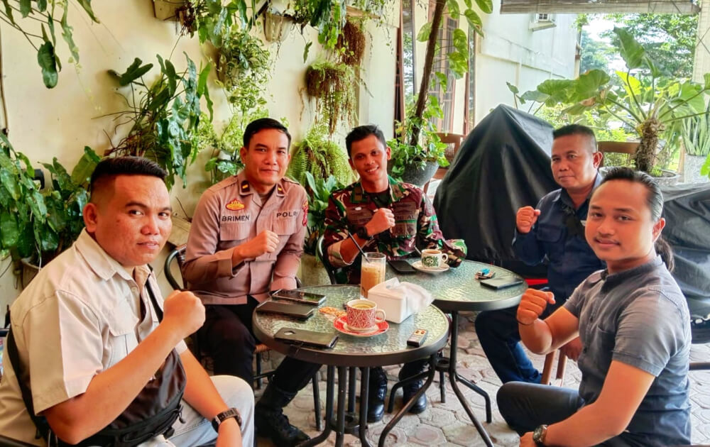 Sinergi TNI AL, Polri dan Insan Pers Perkuat Keamanan Pesisir Sergai