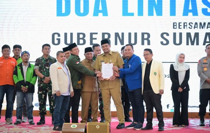 Elemen Masyarakat Sumut Kompak Serukan Penyampaian Aspirasi Damai, Bobby Nasution Apresiasi Kondisi Sumut Kondusif dan Aman