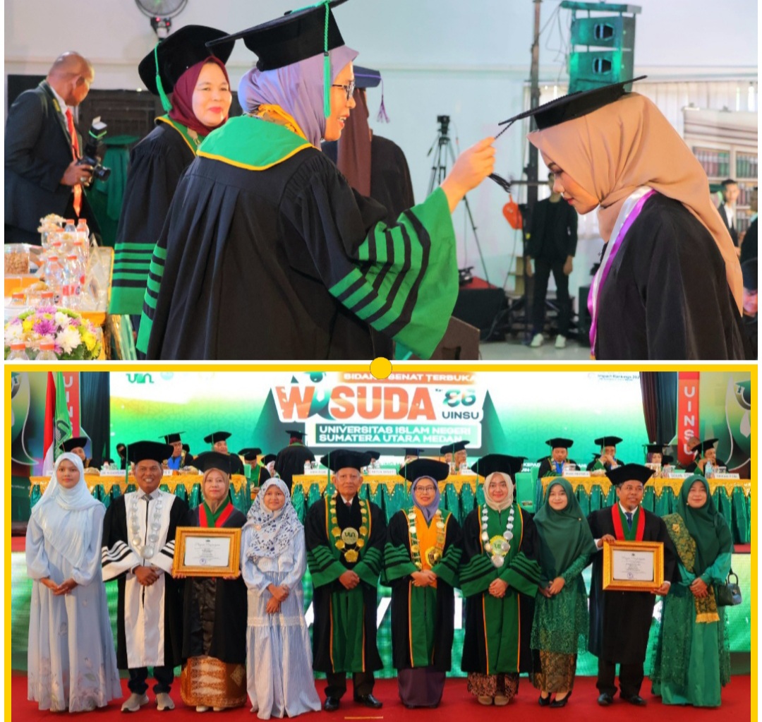 Wisuda 2.329 Lulusan, UINSU Siap Bersaing di Tingkat Global