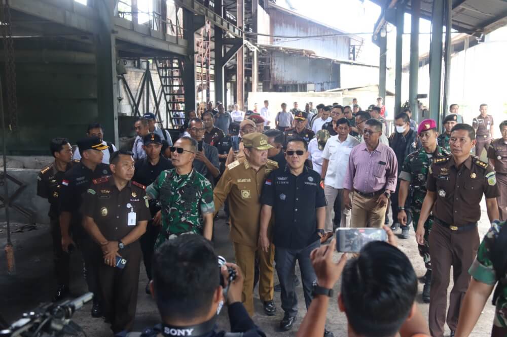 Kunjungan Lapangan Tim Pengarah dan Pelaksana Satgas PKH di Provinsi Bangka Belitung