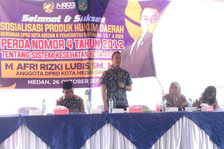 Sosialisasi Perda Sistem Kesehatan, Afri Rizki Himbau Warga Waspadai Penyakit Influenza A