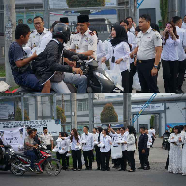 Ramadan Penuh Berkah, Lapas Kelas I Medan Ajak UMKM Berbagi Takjil dan Buka Puasa Bersama