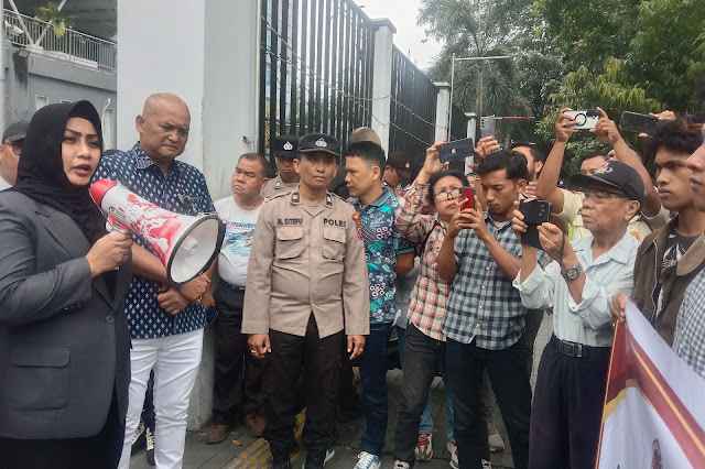 Kasus Dugaan Anggota Dewan Aniaya Warga, Massa Desak BK DPRD Medan Beri Sanksi dan Polrestabes Segera Usut